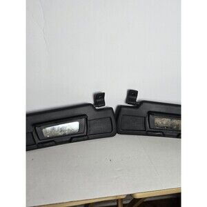 R171 05-11 Mercedes SLK Class Left & Right Sun Visor Sunvisor Set Black A924